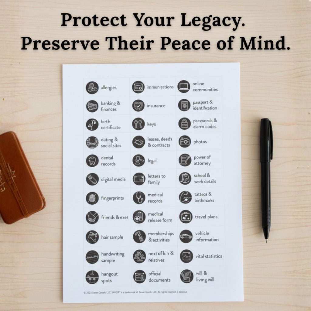 Life Ledger When We Die Folder