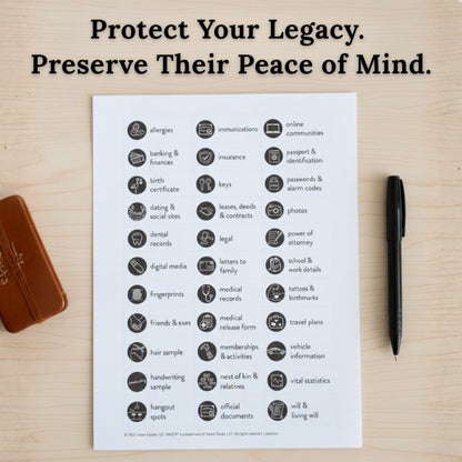 Life Ledger When We Die Folder