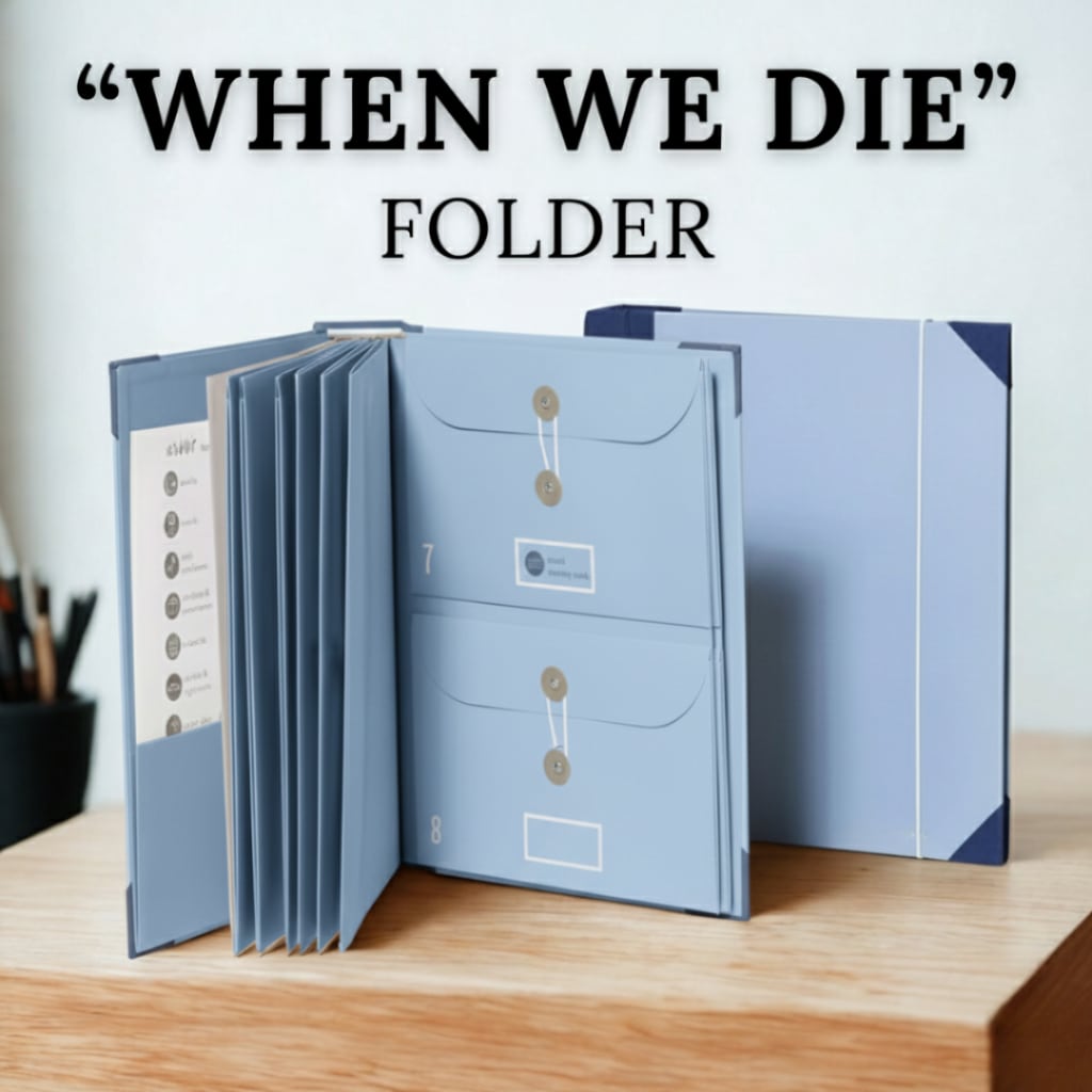 Life Ledger When We Die Folder